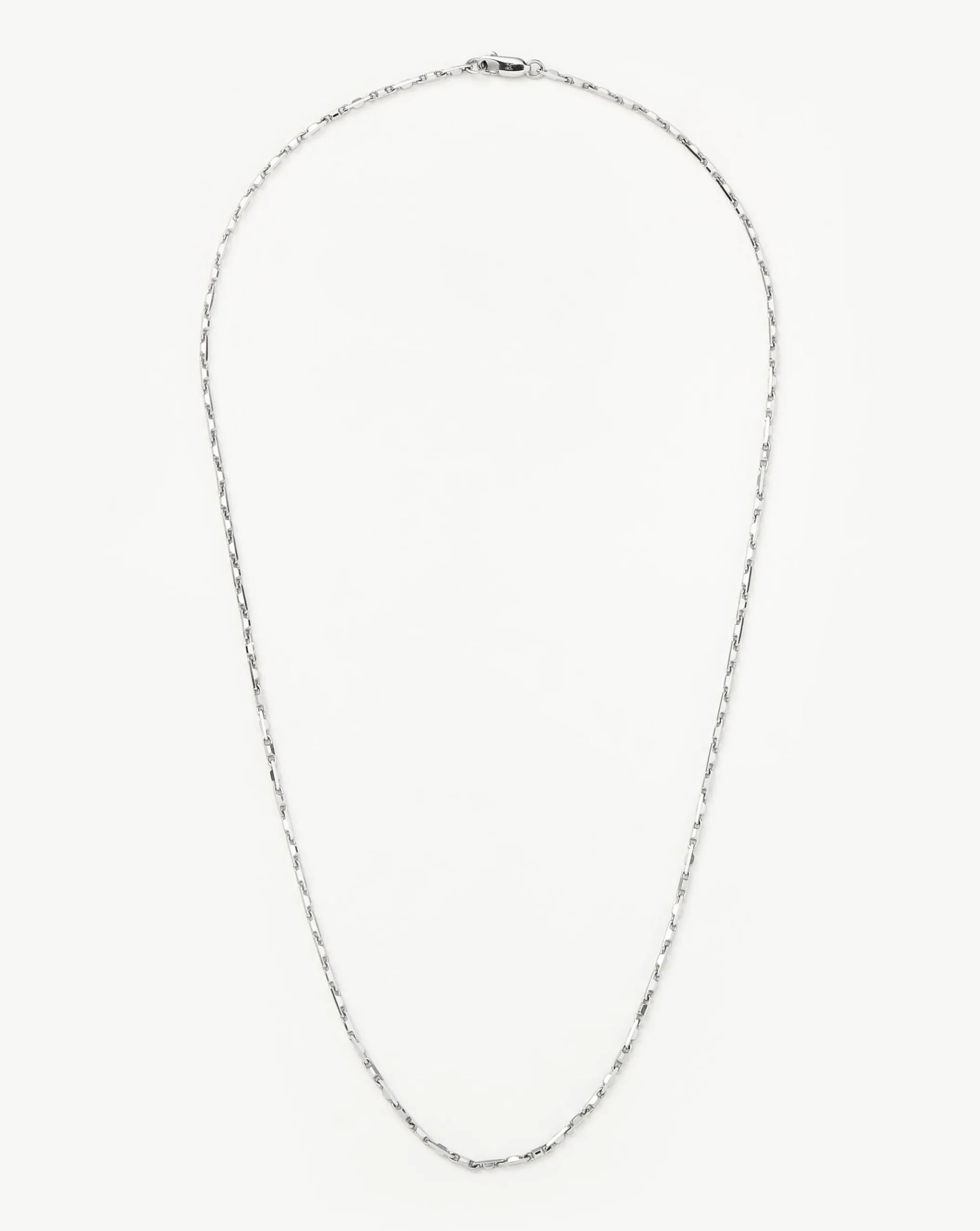 Mens Interlocking Link Chain Necklace