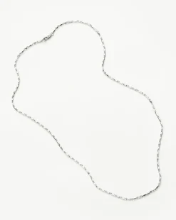 Mens Interlocking Link Chain Necklace