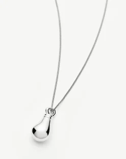 Message in a Bottle Droplet Pendant Necklace