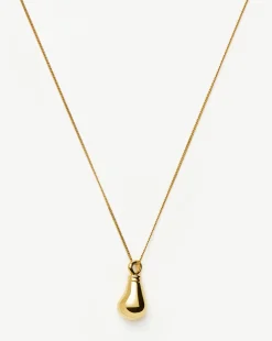 Message in a Bottle Droplet Pendant Necklace