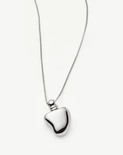Message in a Bottle Heart Pendant Necklace