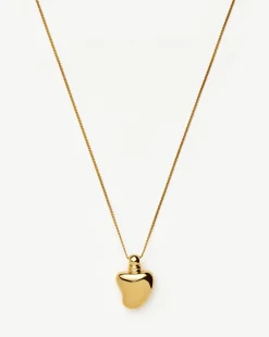 Message in a Bottle Heart Pendant Necklace