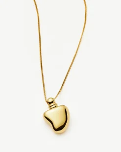 Message in a Bottle Heart Pendant Necklace