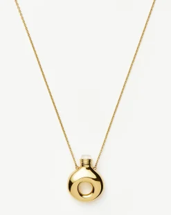 Message in a Bottle Molten Pendant Necklace