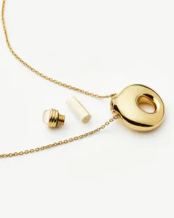 Message in a Bottle Molten Pendant Necklace