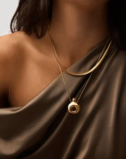 Message in a Bottle Molten Pendant Necklace