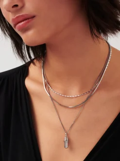Message in a Bottle Ridge Pendant Necklace
