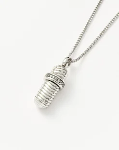 Message in a Bottle Ridge Pendant Necklace