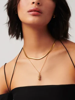 Message in a Bottle Ridge Pendant Necklace