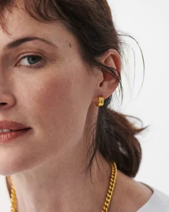 Mini Ancien Hoop Earrings
