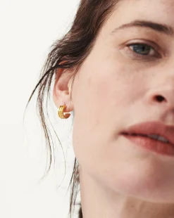 Mini Ancien Hoop Earrings