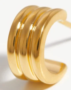 Mini Ancien Hoop Earrings