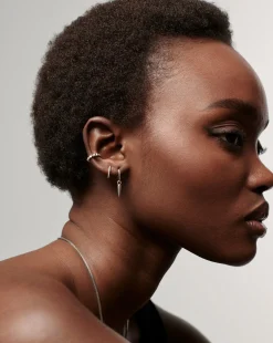 Mini Claw Charm Hoop Earrings