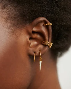 Mini Helical Hoop Earrings