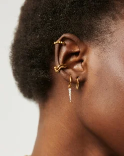 Mini Helical Hoop Earrings