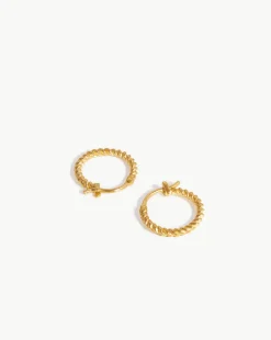 Mini Helical Hoop Earrings