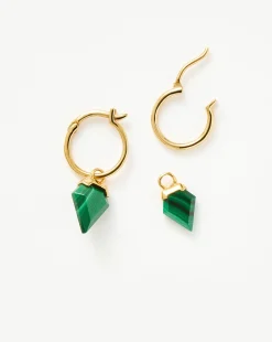 Mini Shield Hoop Earrings