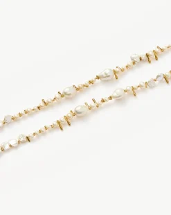 Mixed Pearl Statement Beaded Bracelet