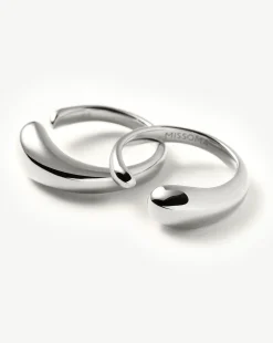 Molten Double Stacking Ring Set