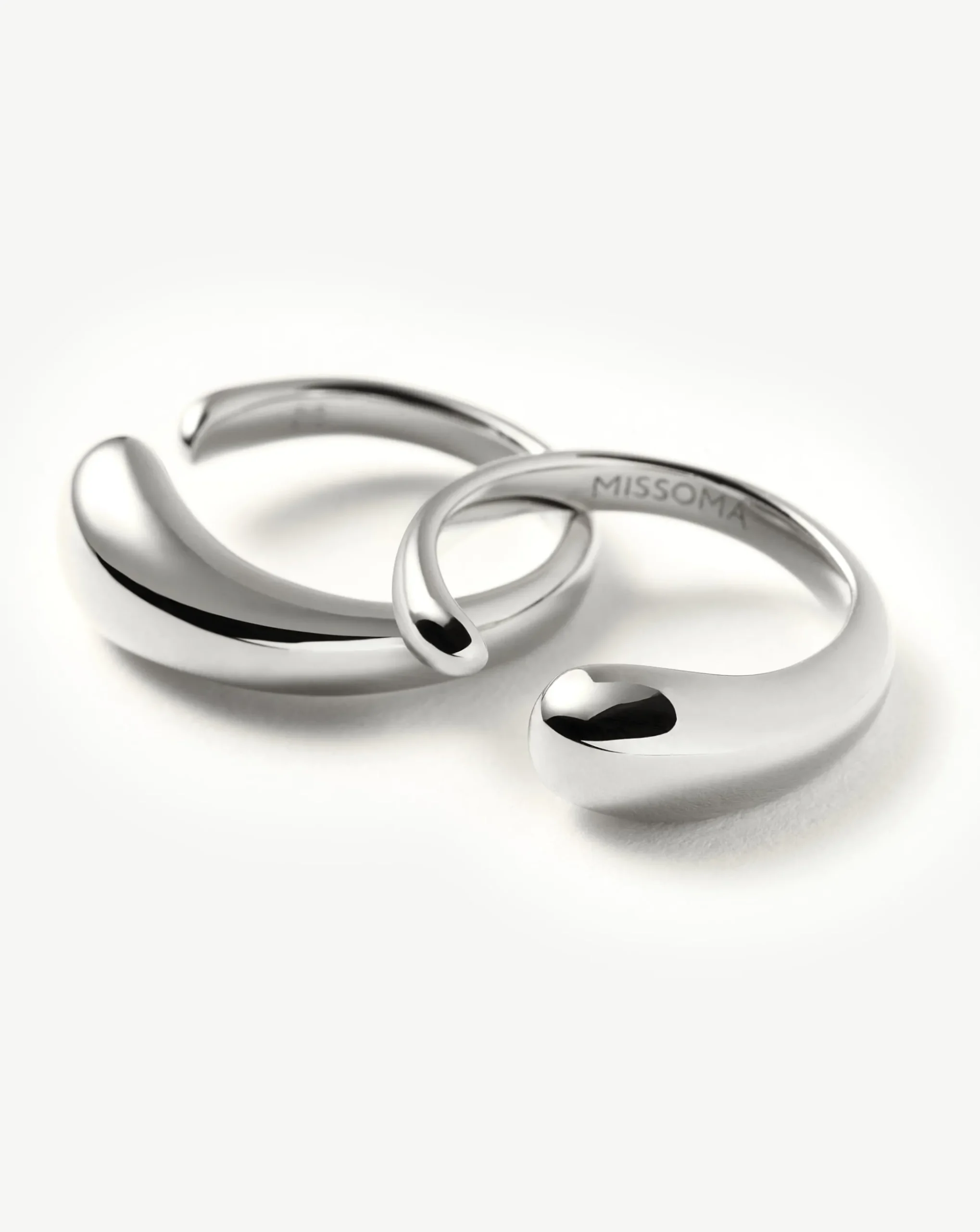 Molten Double Stacking Ring Set