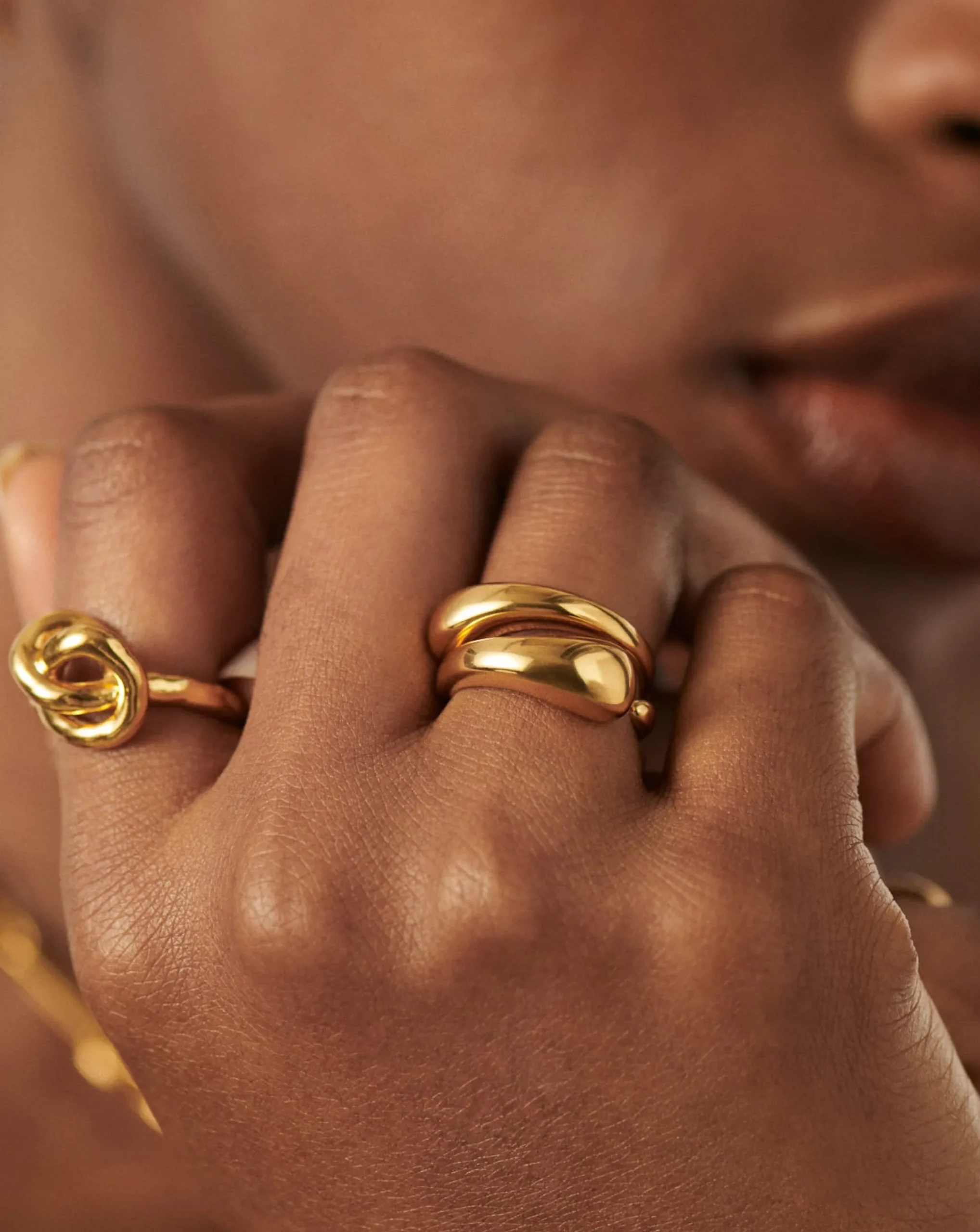 Molten Double Stacking Ring Set