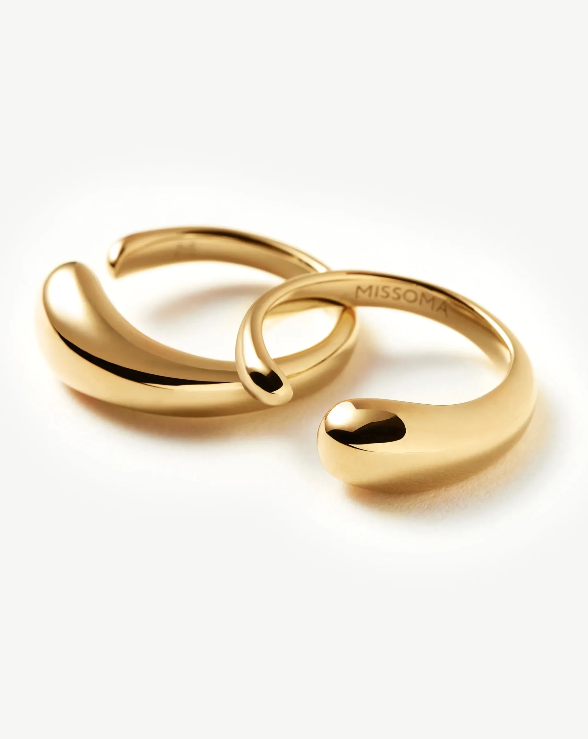 Molten Double Stacking Ring Set