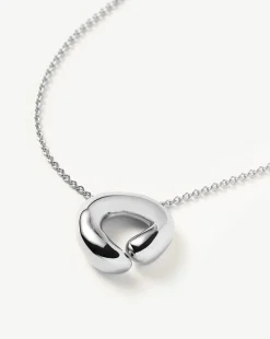 Molten Doughnut Pendant Necklace