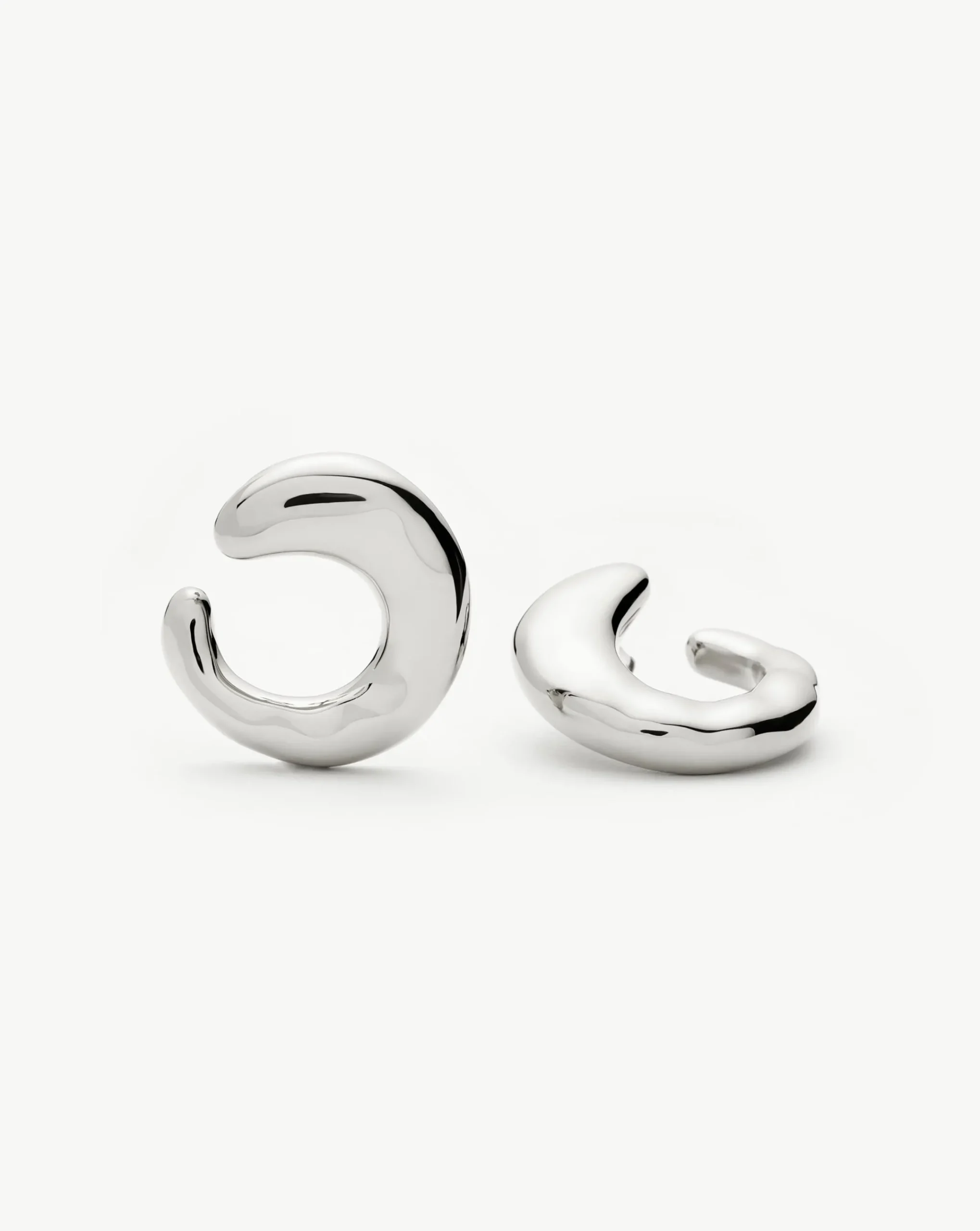 Molten Large Open Stud Earrings