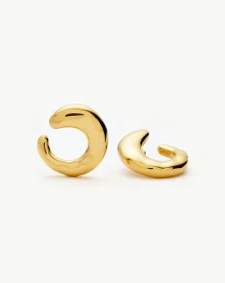 Molten Large Open Stud Earrings