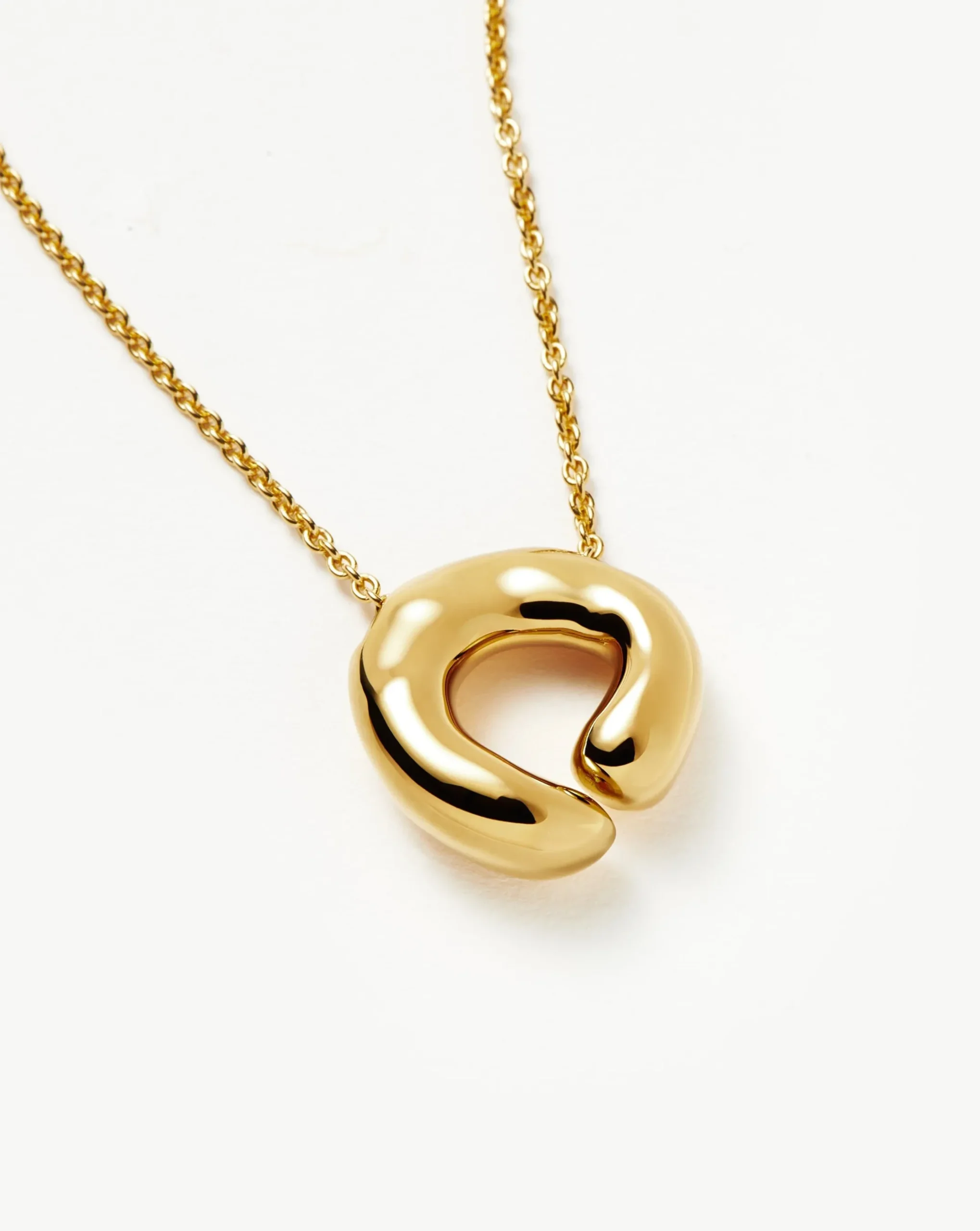 Molten Open Pendant Necklace