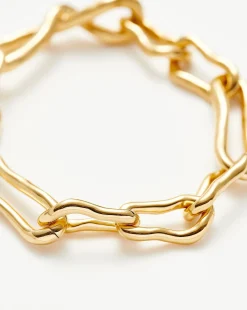 Molten Twisted Infinity Chain Bracelet