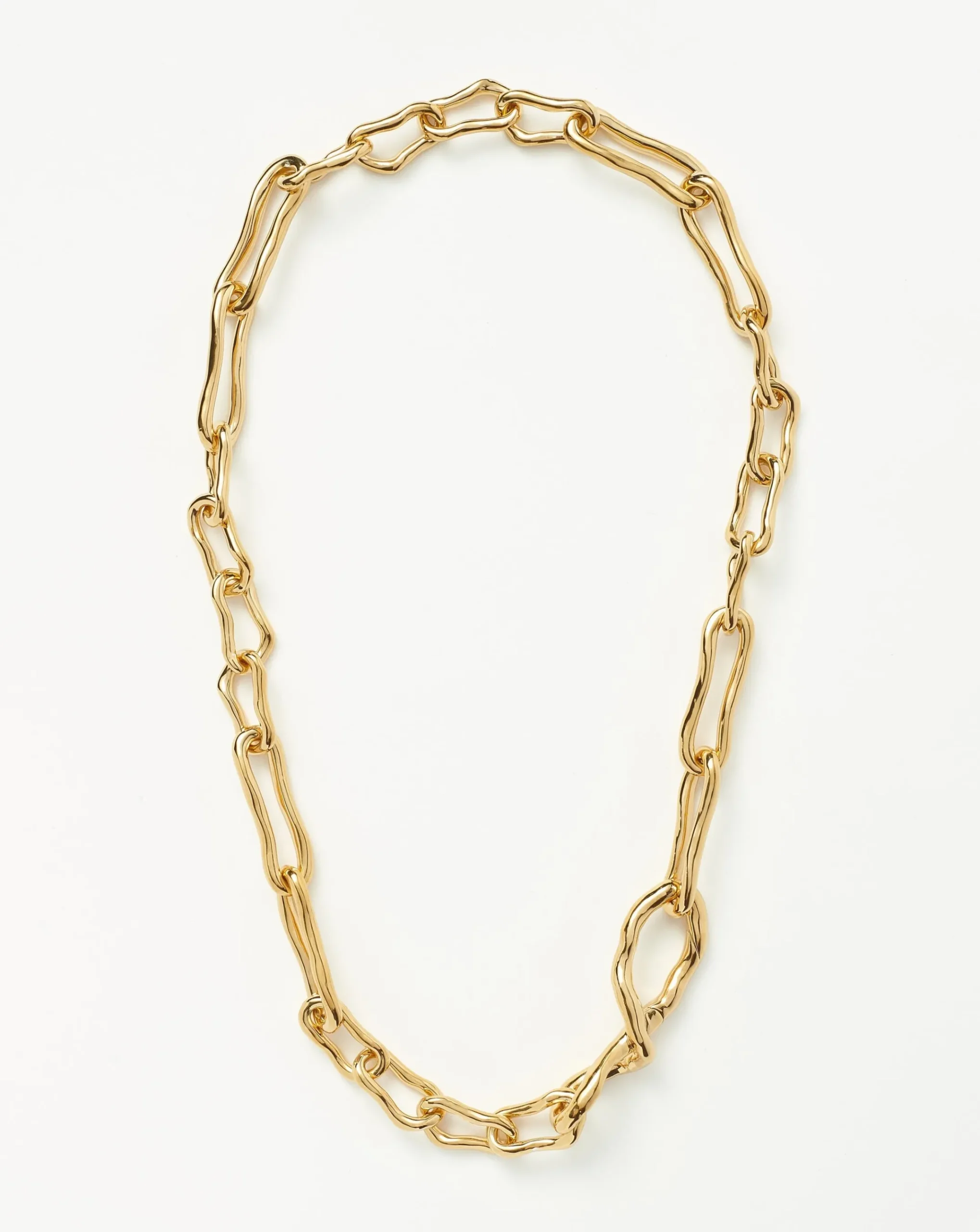 Molten Twisted Infinity Chain Necklace