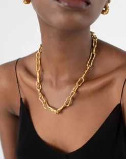 Molten Twisted Infinity Chain Necklace