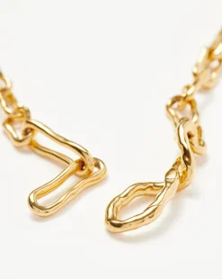 Molten Twisted Infinity Chain Necklace