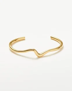 Molten Wave Cuff Bracelet