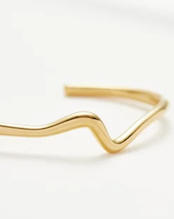Molten Wave Cuff Bracelet