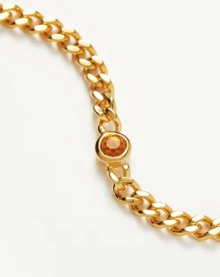 November Birthstone Chain Bracelet