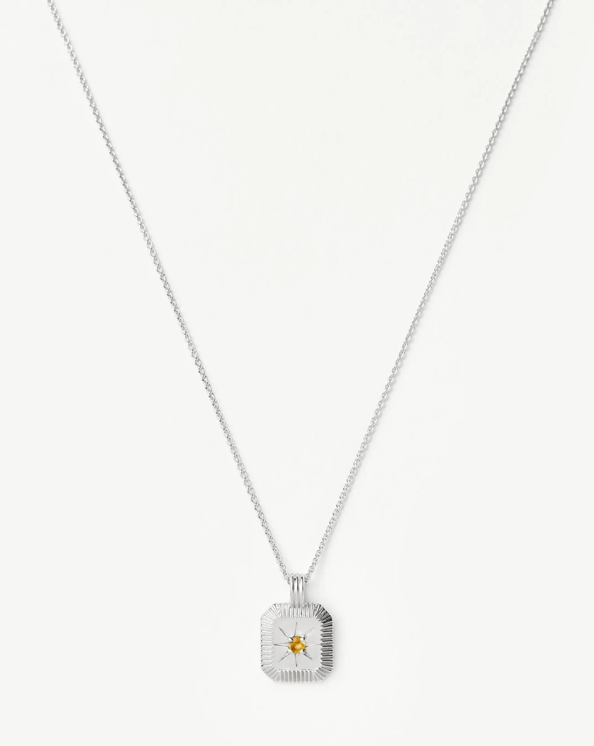 November Birthstone Pendant Necklace