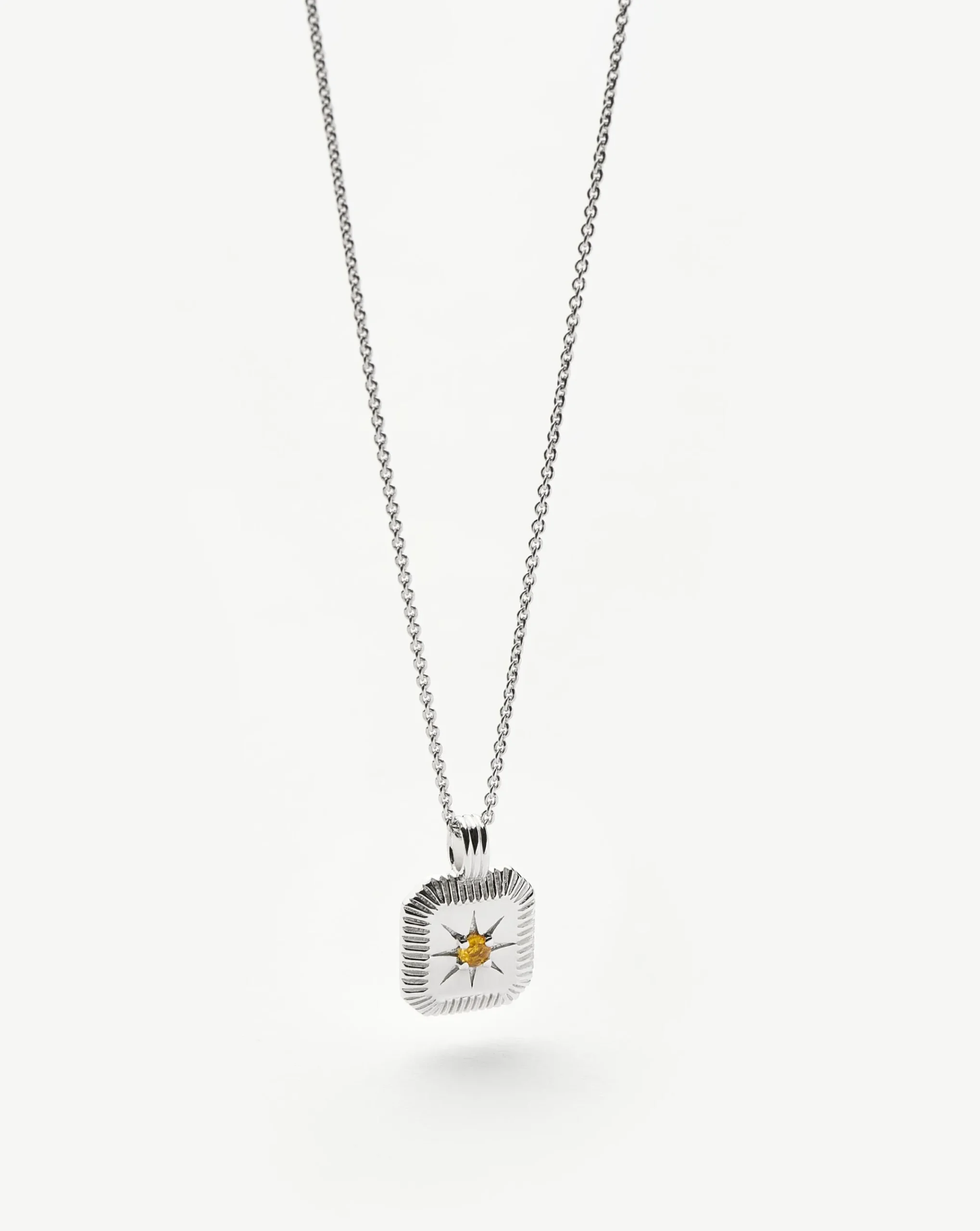 November Birthstone Pendant Necklace