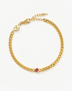 October Birthstone Chain Bracelet
