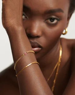 October Birthstone Chain Bracelet