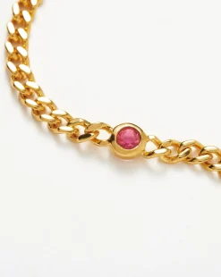October Birthstone Chain Bracelet