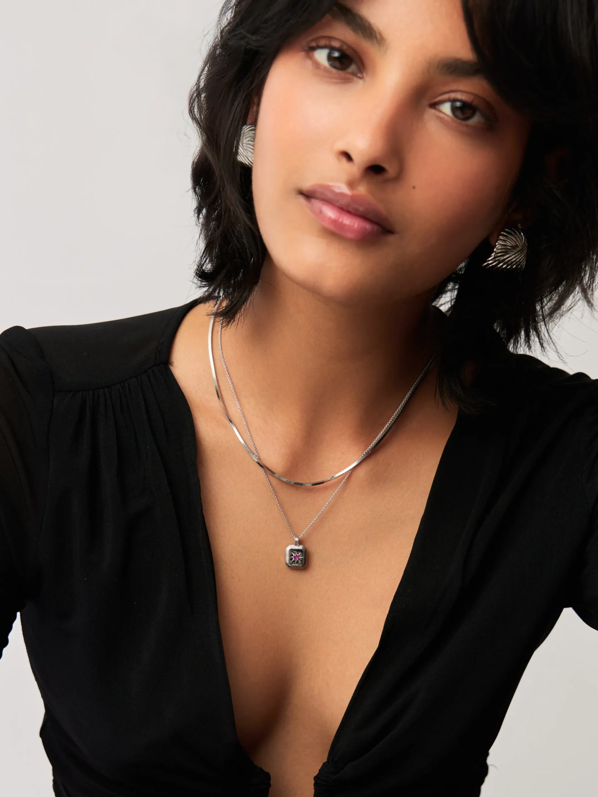 October Birthstone Pendant Necklace
