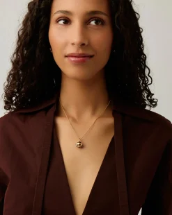 Orb Gemstone Pendant Necklace