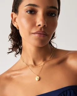 Oval Locket Pendant Necklace