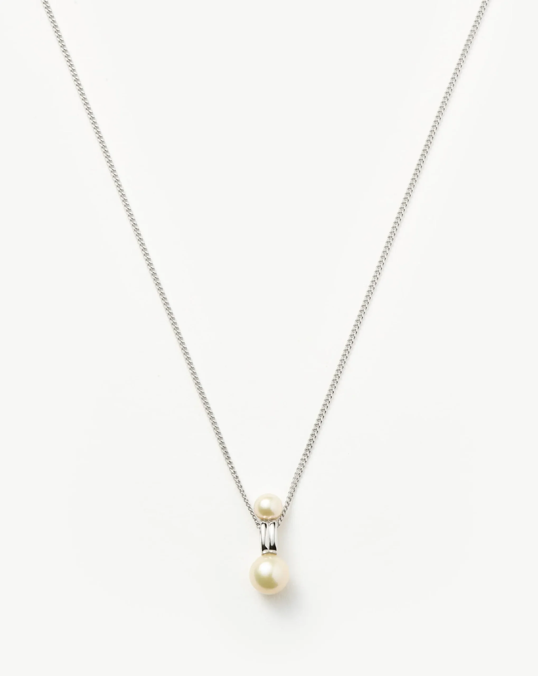 Pearl Ridge Pendant Chain Necklace