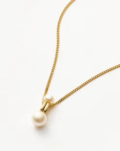 Pearl Ridge Pendant Chain Necklace