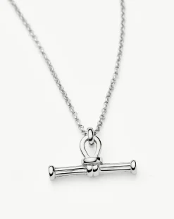 Ridge T-Bar Chain Necklace