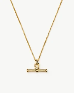Ridge T-Bar Chain Necklace