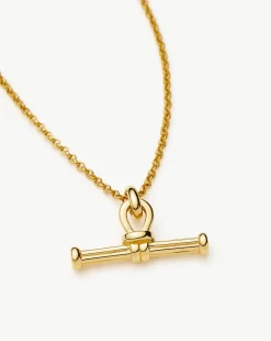 Ridge T-Bar Chain Necklace